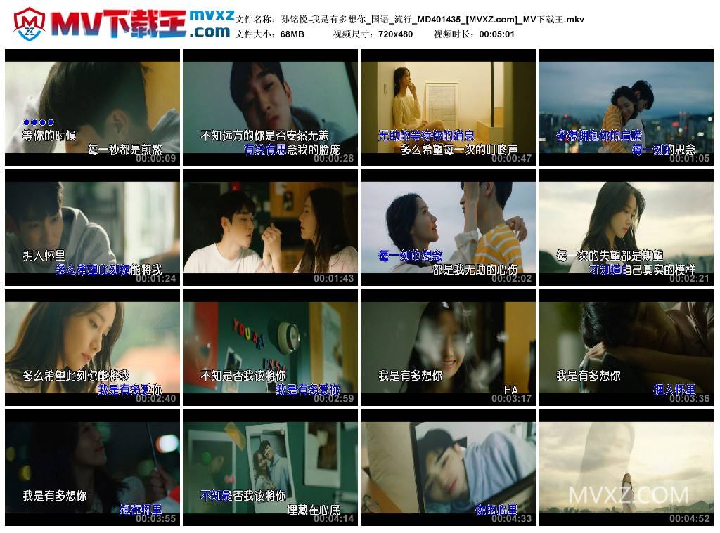 孙铭悦-我是有多想你_国语_流行_MD401435